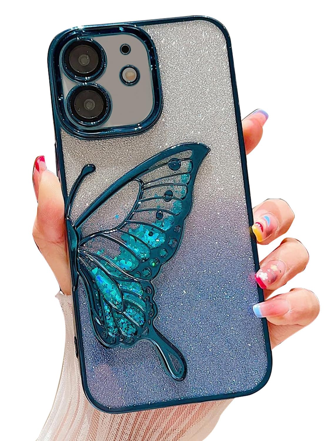 Luxury Glitter Cute Butterfly Plating (iPhone 11 To iPhone 12 Pro Max)