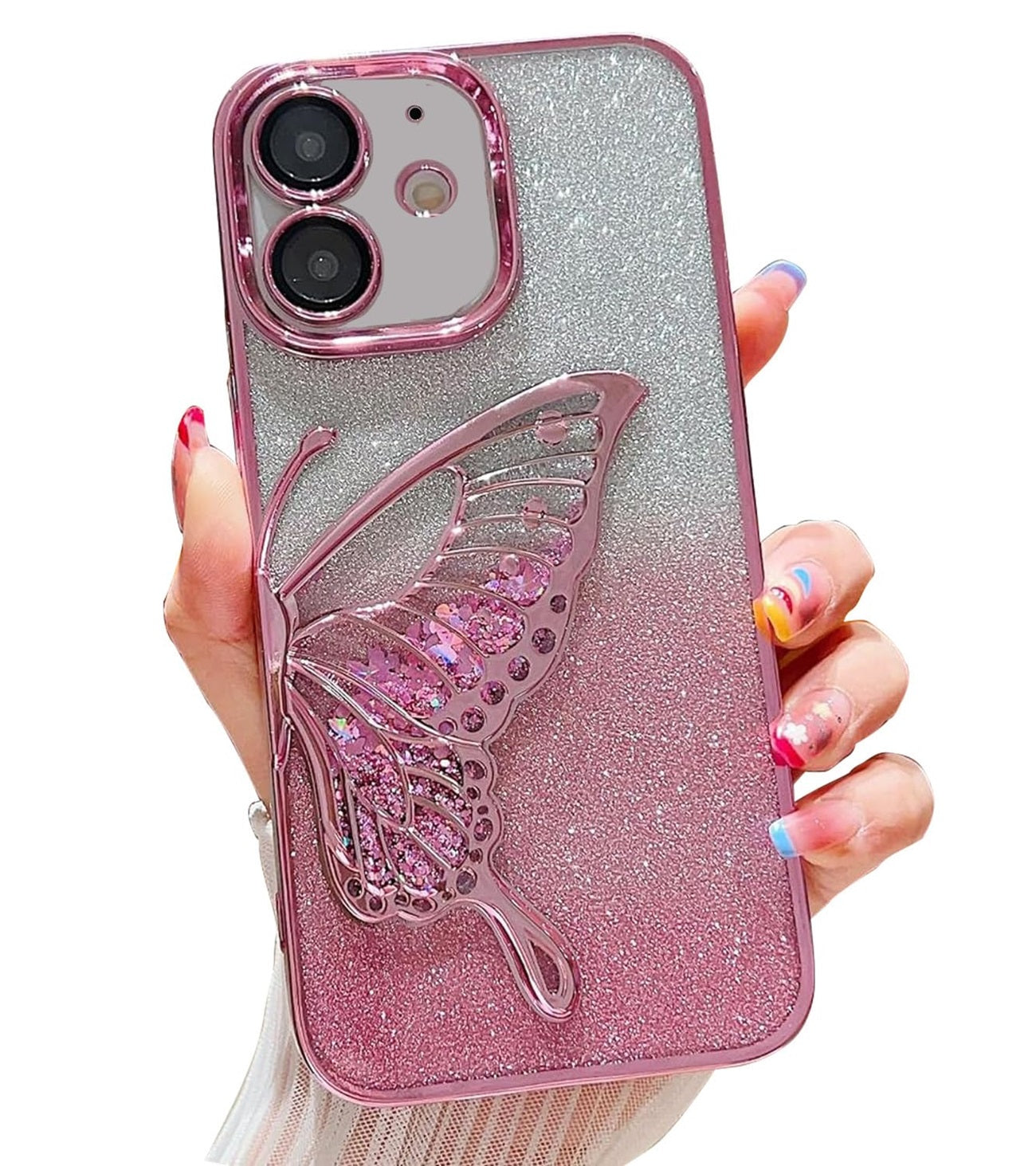 Luxury Glitter Cute Butterfly Plating (iPhone 11 To iPhone 12 Pro Max)