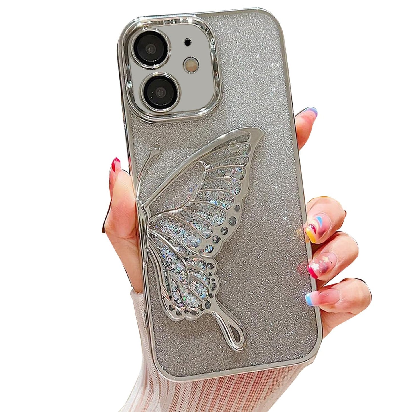 Luxury Glitter Cute Butterfly Plating (iPhone 11 To iPhone 12 Pro Max)