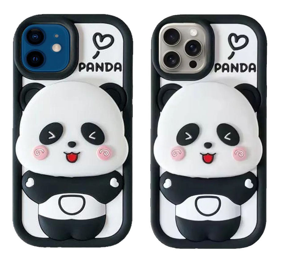 3D Cute Panda with Mirror