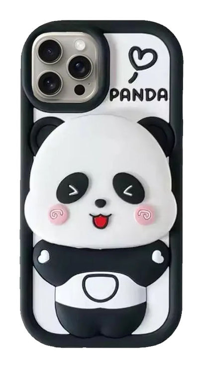 3D Cute Panda with Mirror