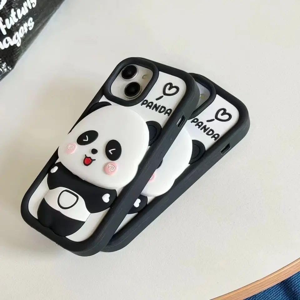 3D Cute Panda with Mirror