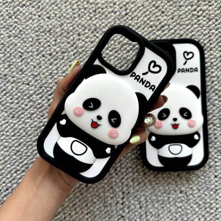 3D Cute Panda with Mirror