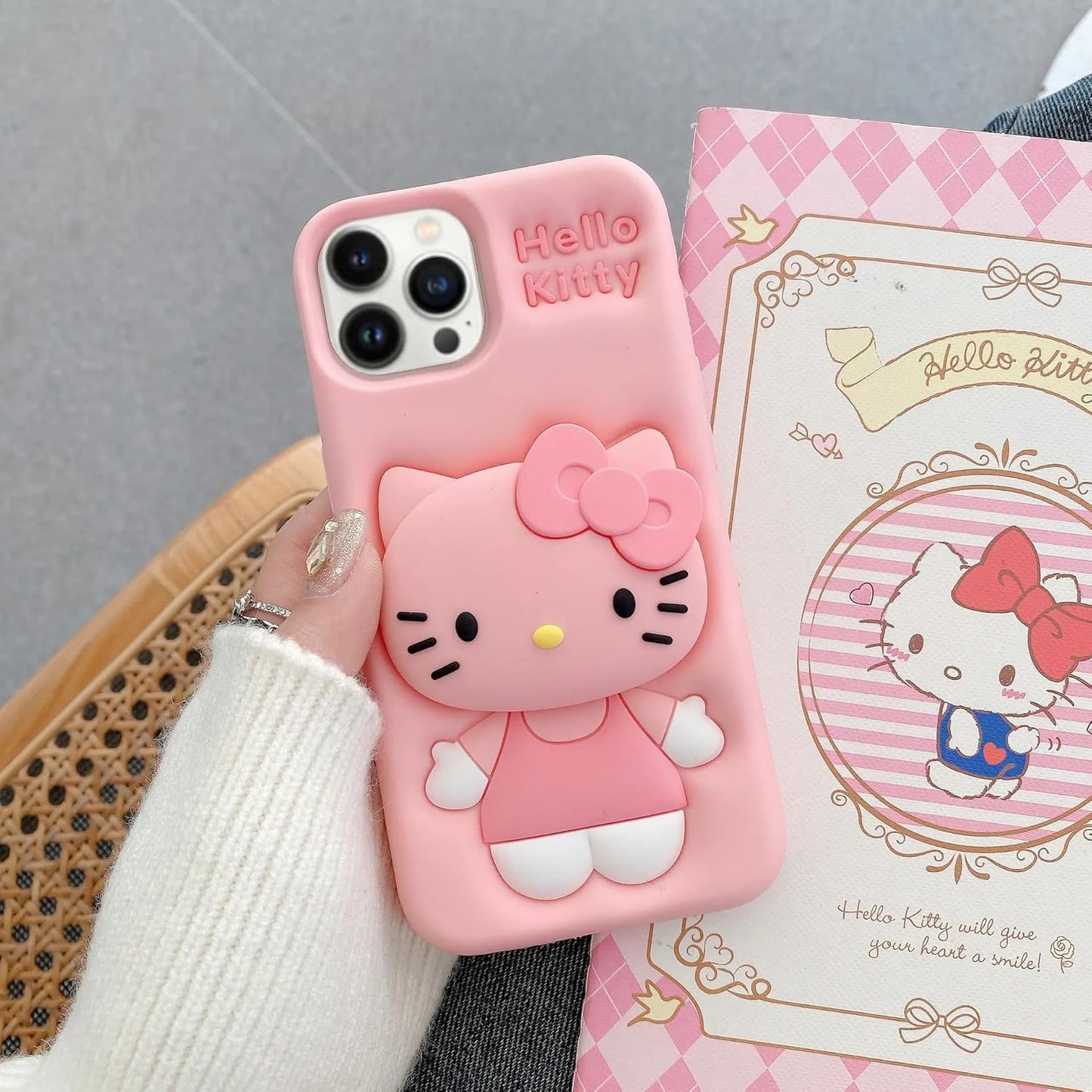 3D Cartoon Cute Hello Kitty