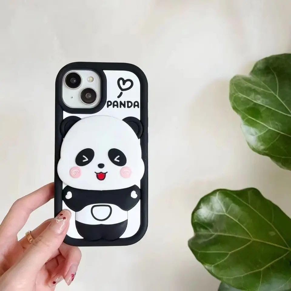 3D Cute Panda with Mirror