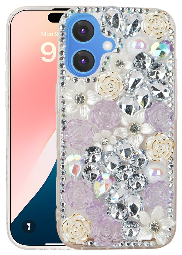 3D Bling Diamond Crystal Shiny Sparkly Case