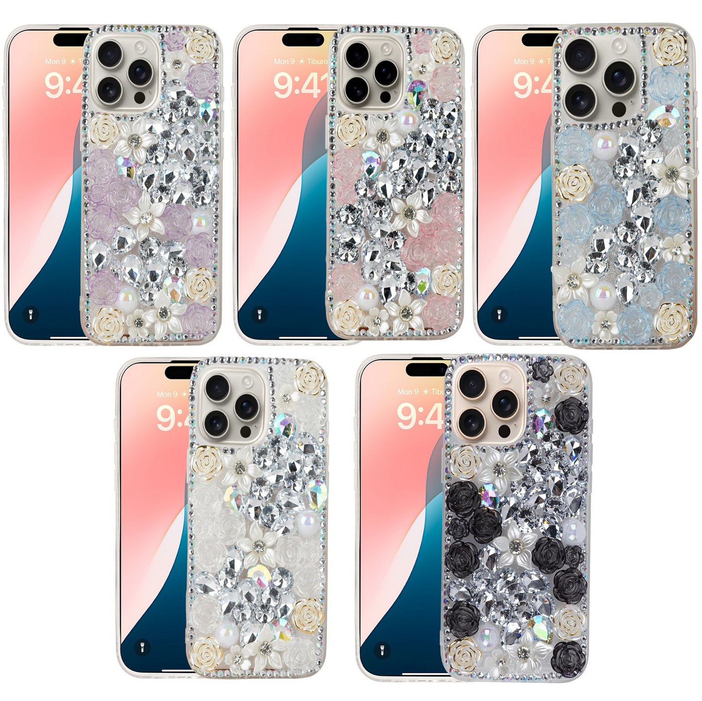 3D Bling Diamond Crystal Shiny Sparkly Case