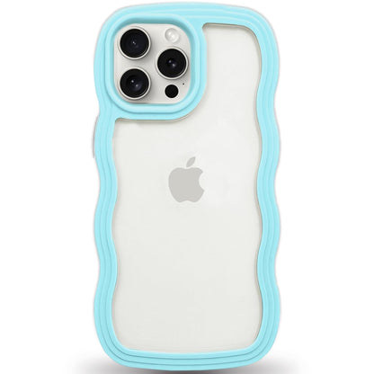 Curly Wave Frame Clear Case