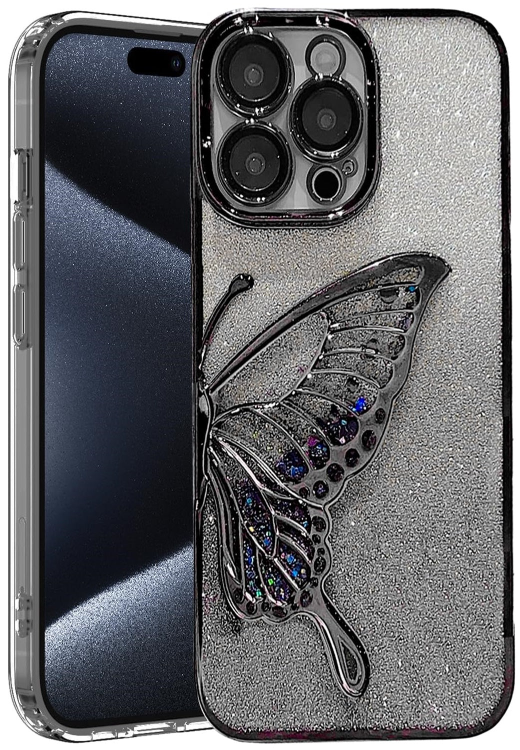 Luxury Glitter Cute Butterfly Plating (iPhone 11 To iPhone 12 Pro Max)