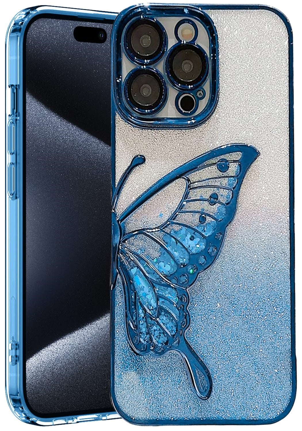 Luxury Glitter Cute Butterfly Plating (iPhone 11 To iPhone 12 Pro Max)