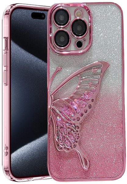 Luxury Glitter Cute Butterfly Plating (iPhone 11 To iPhone 12 Pro Max)