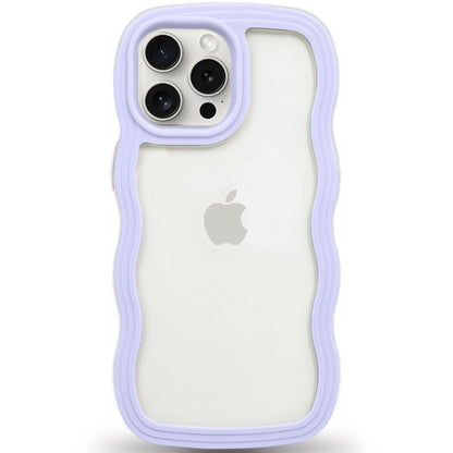 Curly Wave Frame Clear Case