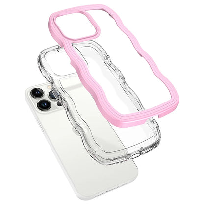 Curly Wave Frame Clear Case